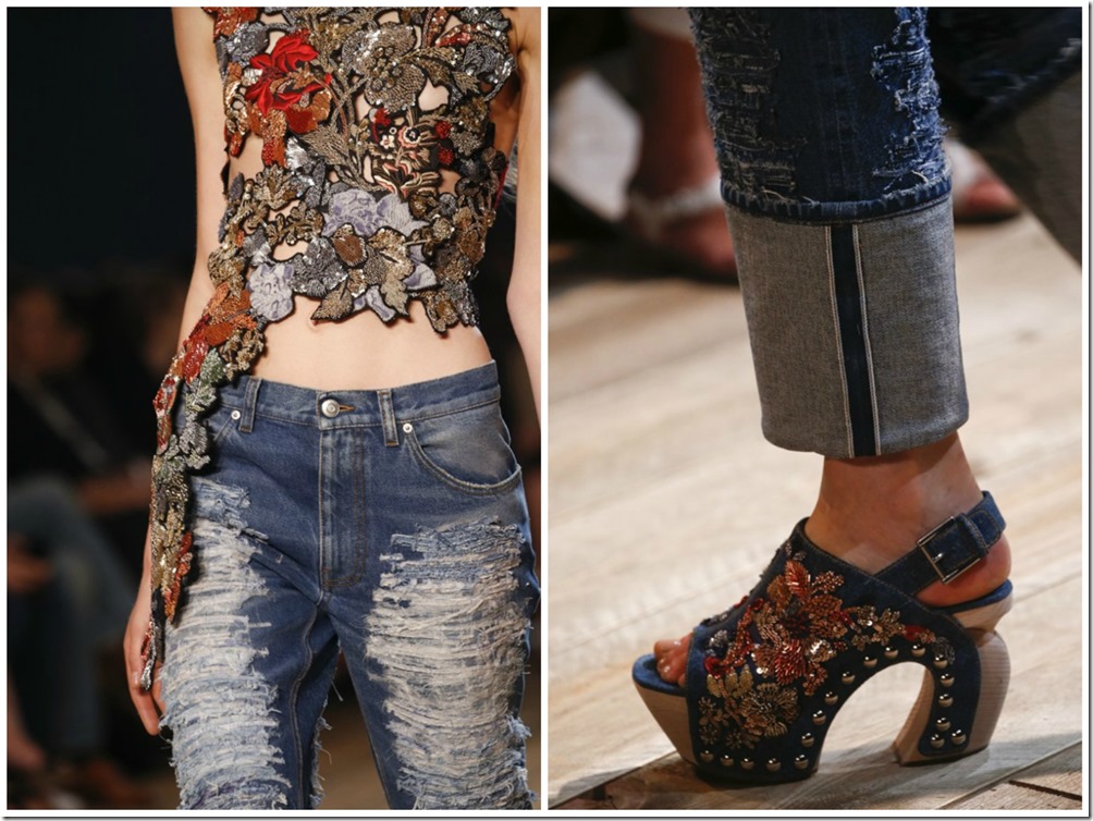 Alexander McQueen Womenswear Spring Summerâ€™16 Runway Looks  denimsandjeans.com 