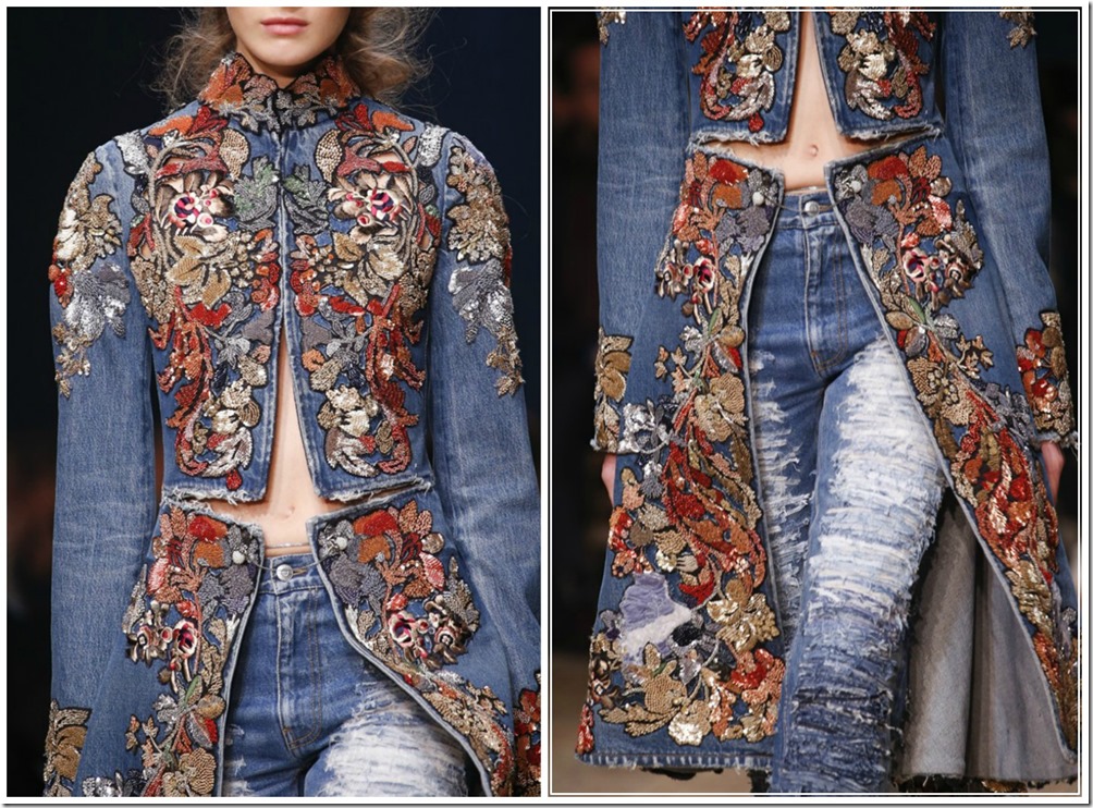 Alexander McQueen Womenswear Spring Summerâ€™16 Runway Looks  denimsandjeans.com 