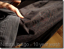 Natural Indigo Wash Down After 10 years