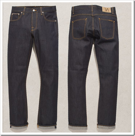 dry selvedge denim nudie