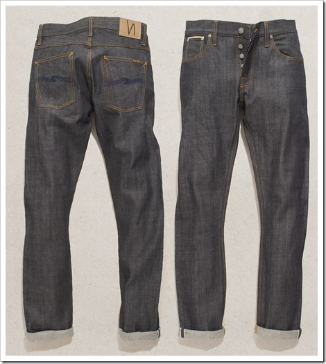 dry selvedge denim nudie