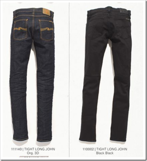 Organic dry selvedge denim nudie