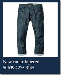 New Radar Tapered G Star