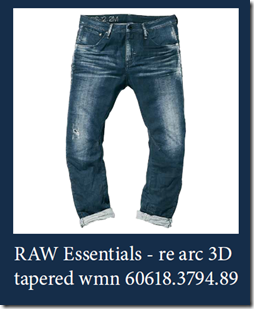 Raw Essential Re Arc 3d Tapered Women G Star