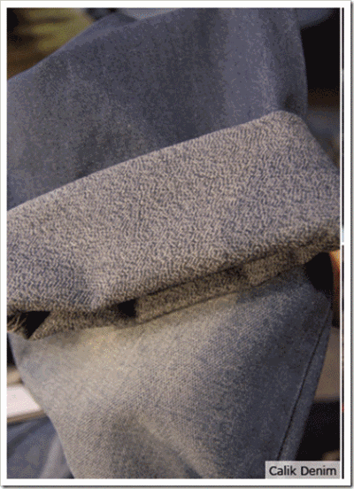 Tweed Wefts Fabric denim