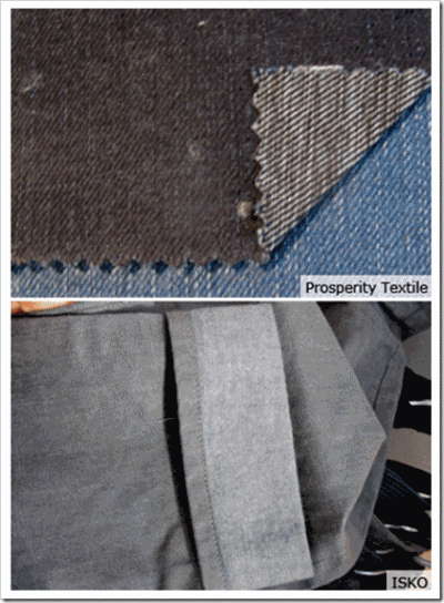 Tweed Wefts Fabric denim