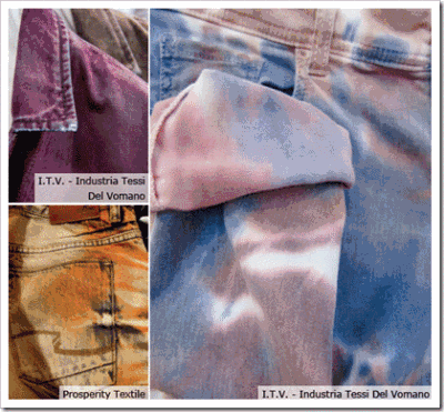 Spray Wash Wash + Color  denim