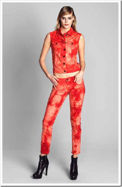 Beatrix / Finish 14771 Red Batik Denim