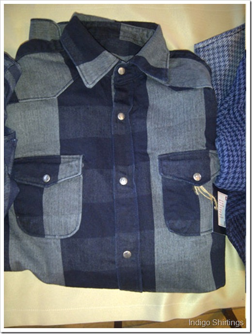 Calik aw1415 indigo shirting2