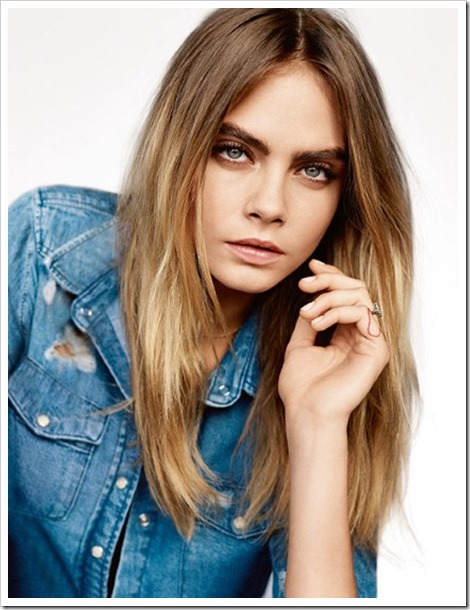 Cara Delevingne Topshop's spring summer 2015 collection 1.