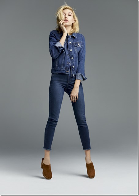 Hailey Baldwin is the new face of Topshop denim for SS15