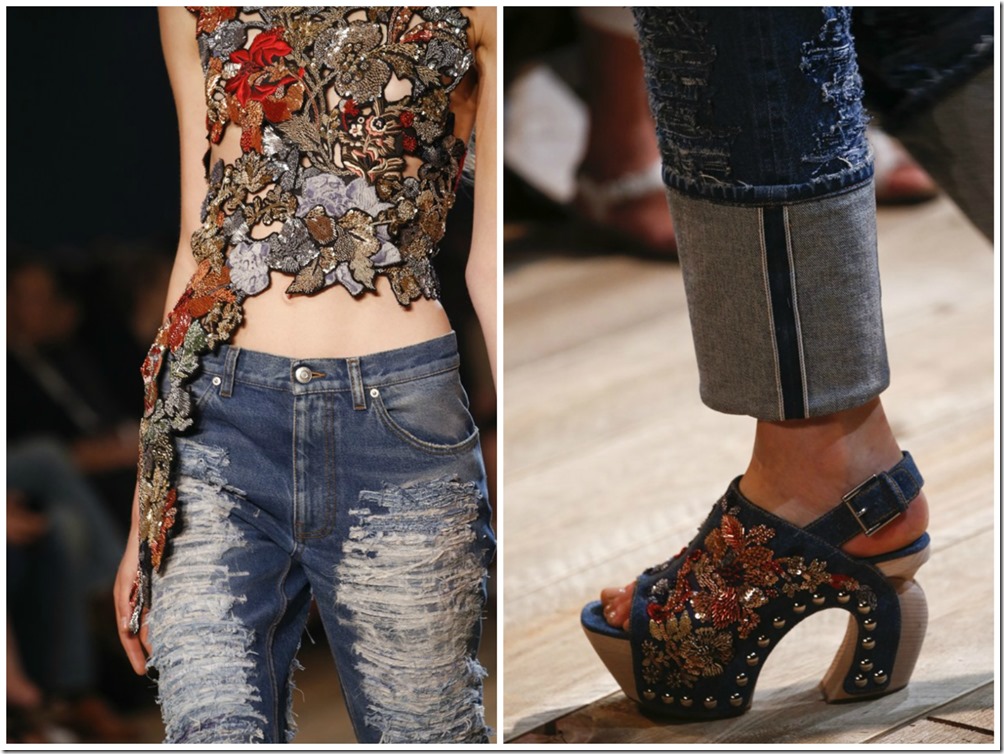 Alexander McQueen Womenswear Spring Summer’16 Runway Looks  denimsandjeans.com 