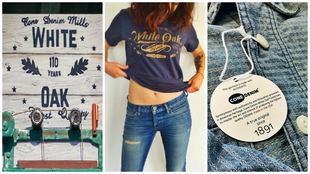 Cone mills white oak sales denim