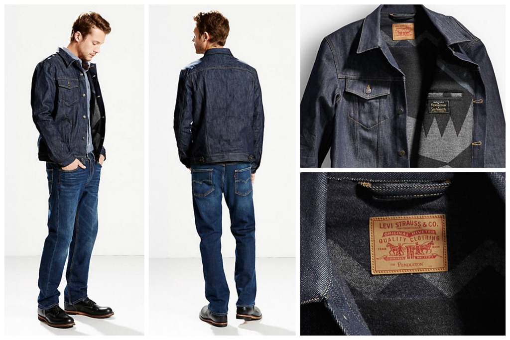 levi's pendleton trucker jacket