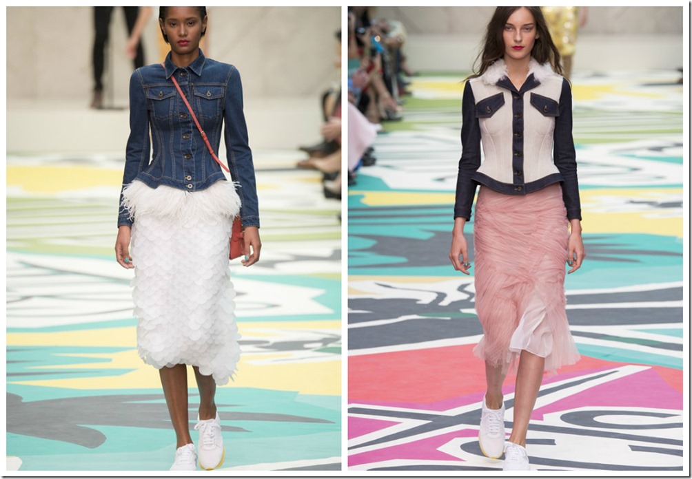 Burberry Prorsum Spring Summer 2015 Denim Looks 