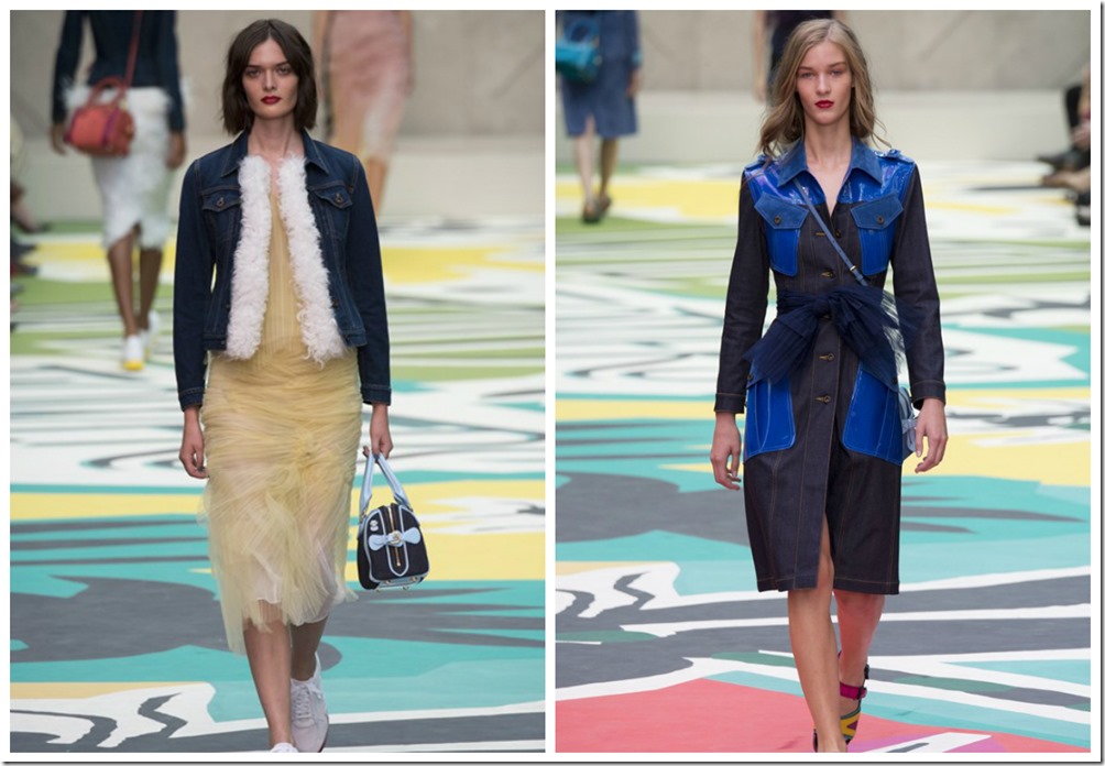 Burberry Prorsum Spring Summer 2015 Denim Looks 