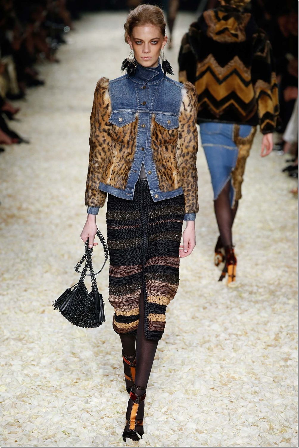 Tom Ford Fall 2015 Runway Patchwork Denim Collection denimsandjeans