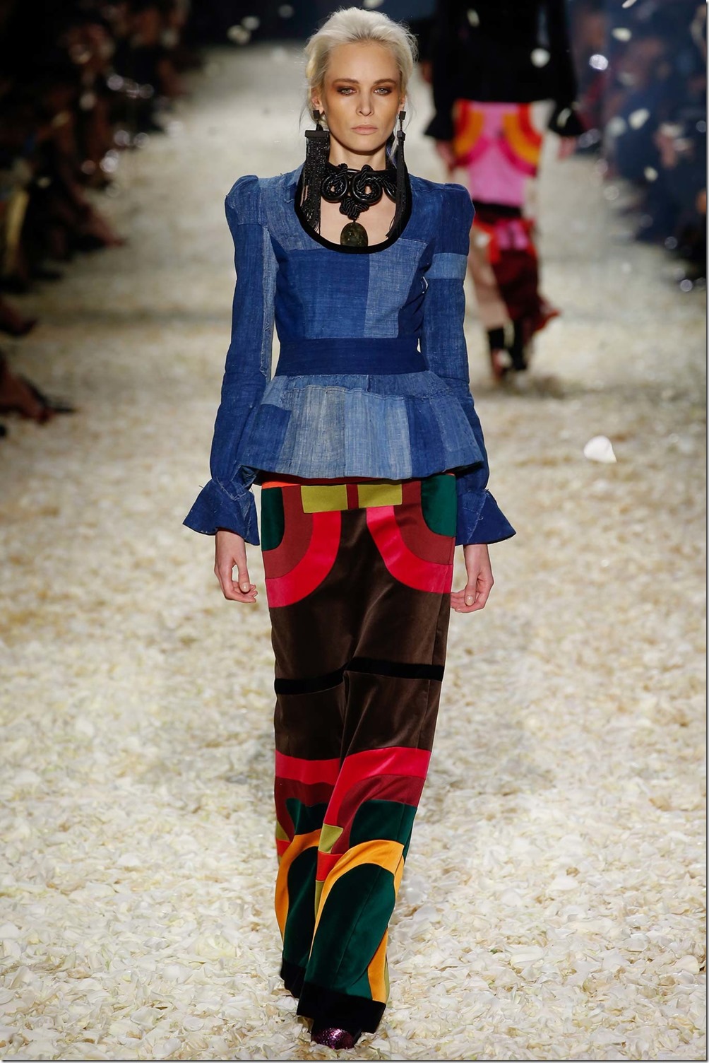 Tom Ford Fall 2015 Runway Patchwork Denim Collection - Denimandjeans ...