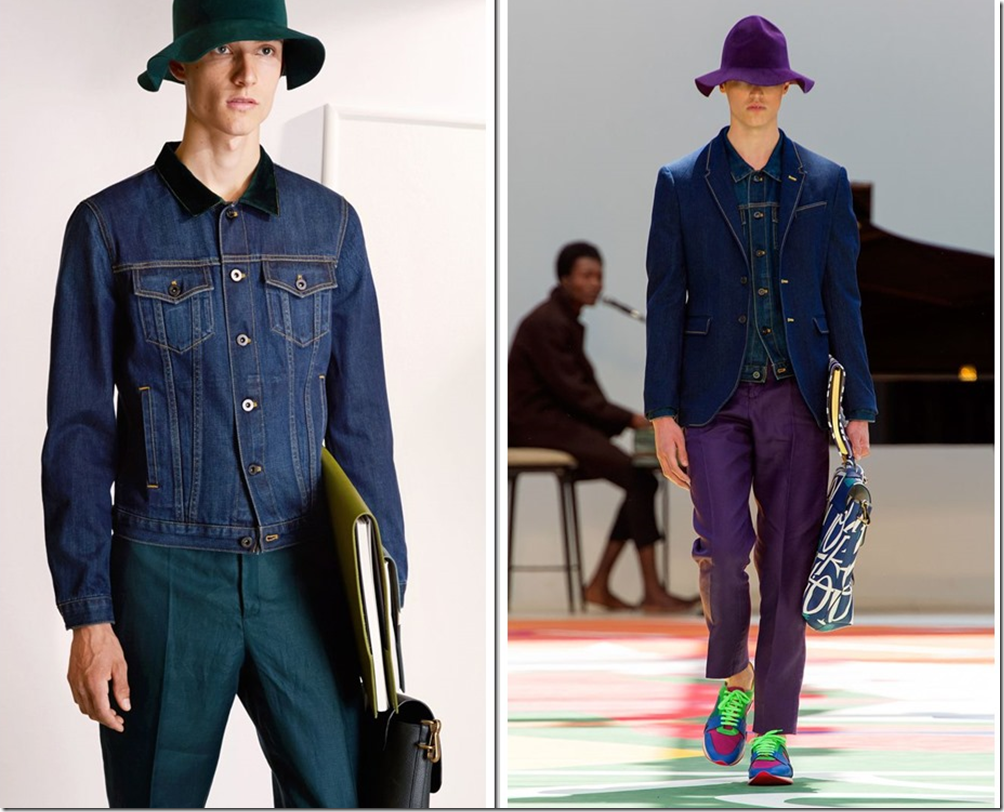 Burberry Prorsum Spring Summer 2015 Denim Looks