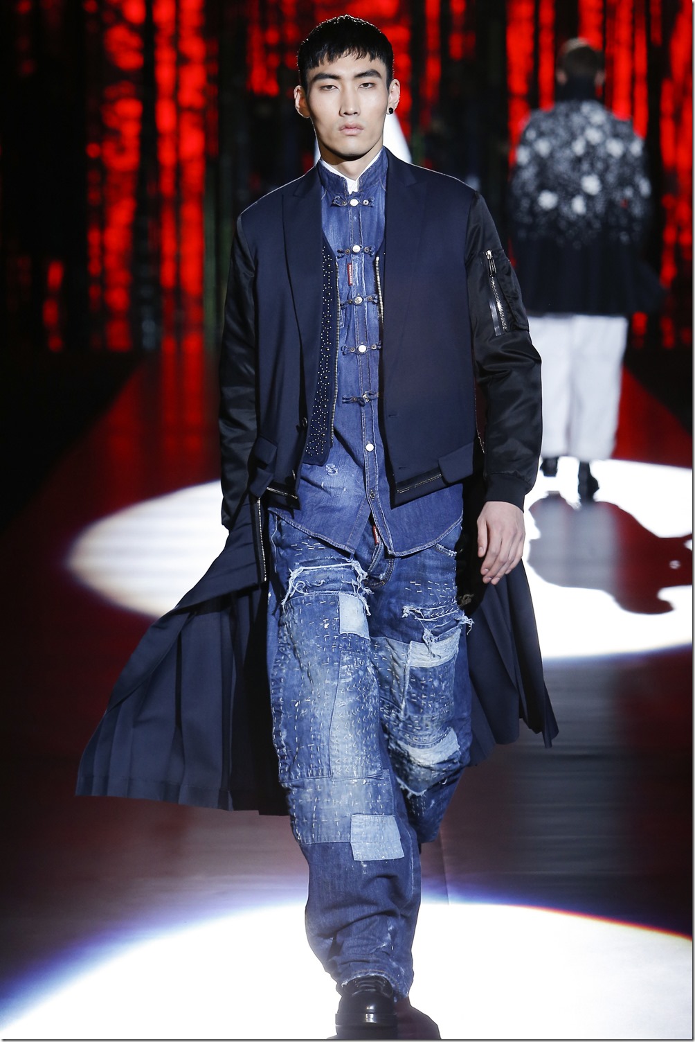 Dsquared2 Fall 2016 Menswear Denim Trends