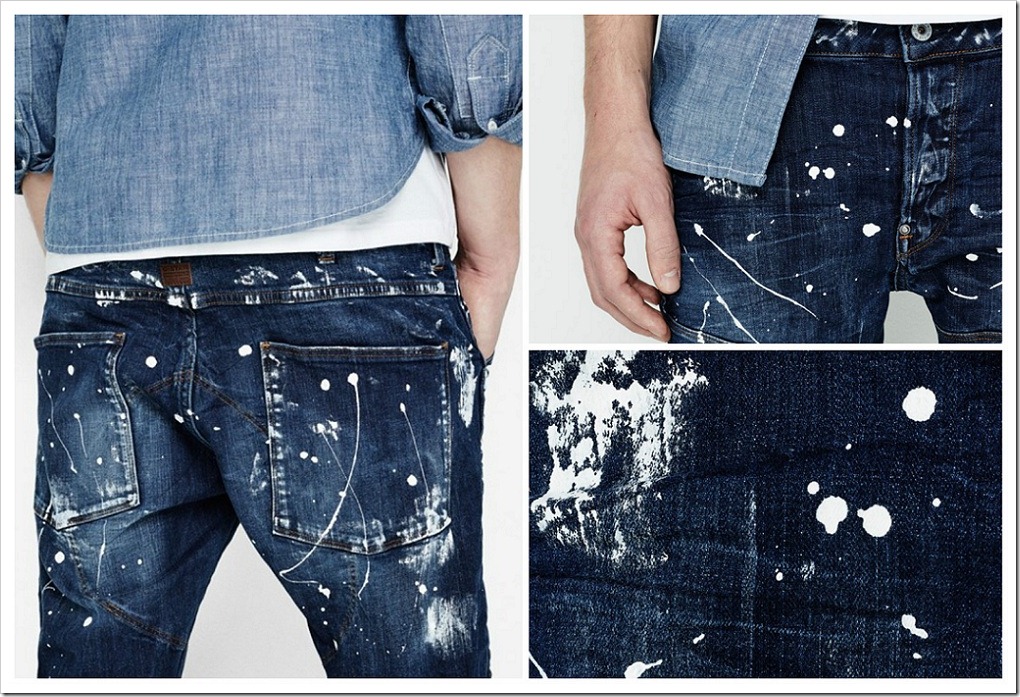 3d denim jeans