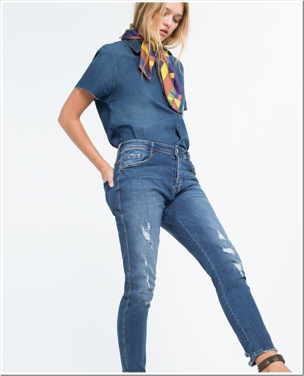ZARA jeans for women : Denimsandjeans.com