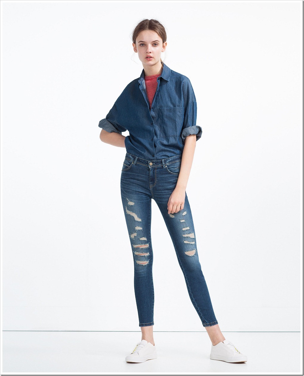 ZARA jeans for women : Denimsandjeans.com