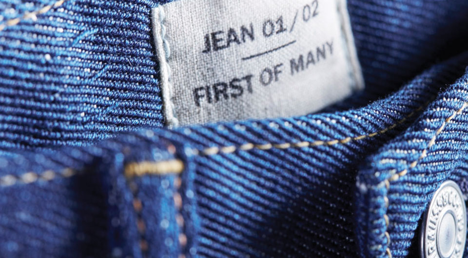 Levis + Evrnu \u003d 100% Recycled Jeans 