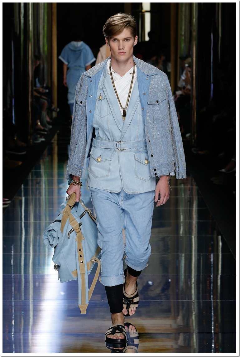 Balmain Spring 2017 Menswear Collection - Denimandjeans | Global Trends ...