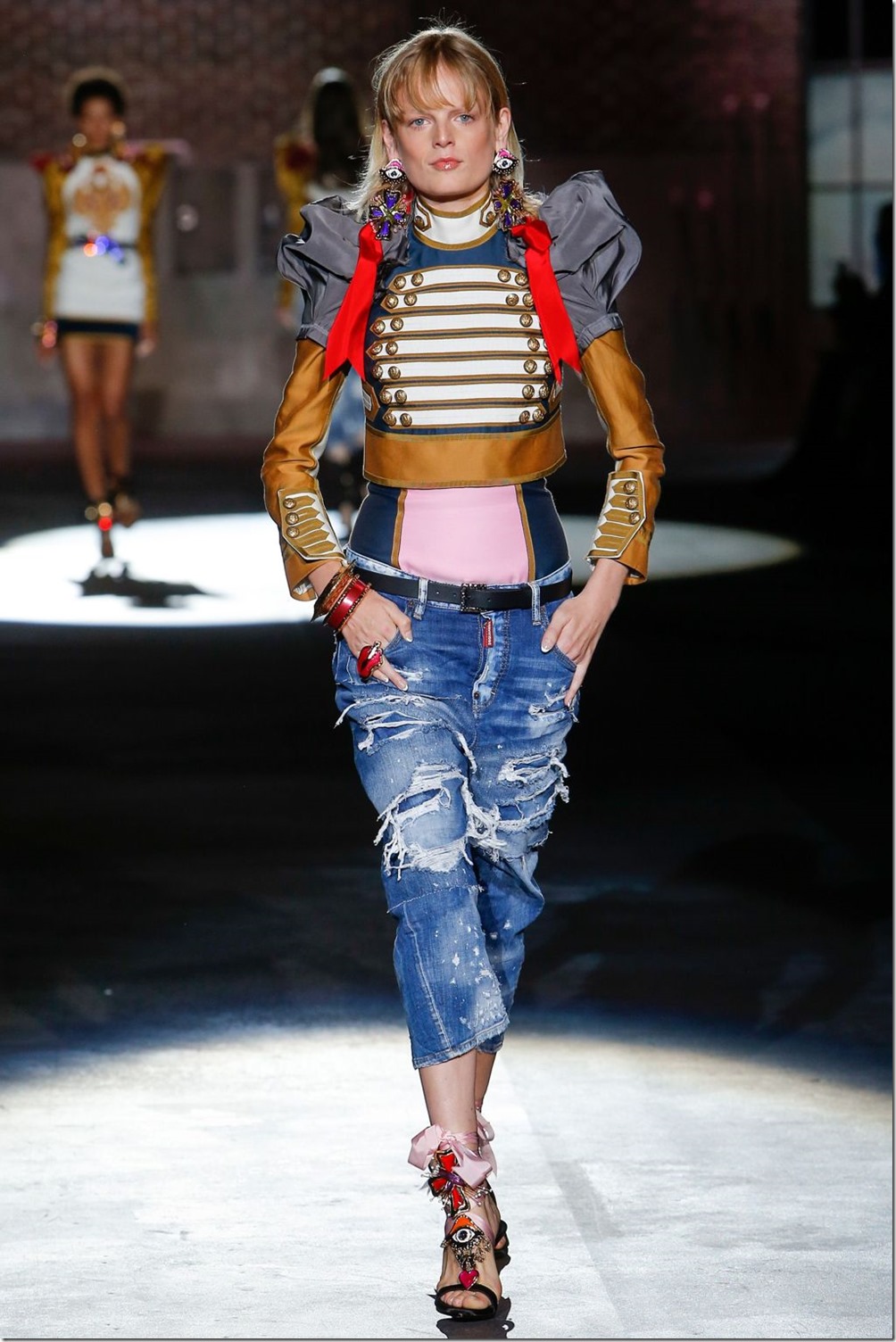 Dsquared2 S/S 2017  Milan Fashion Week denimsandjeans.com