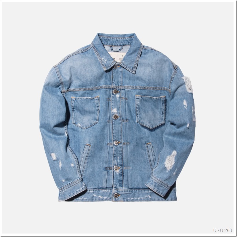 Hawkins Destroyed Denim Jacket | Denimsandjeans.com