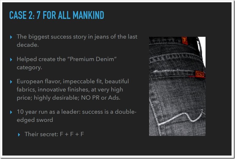 The Secret Of Success For A Denim Brand–A Presentation By Mr Stefano Aldighieri