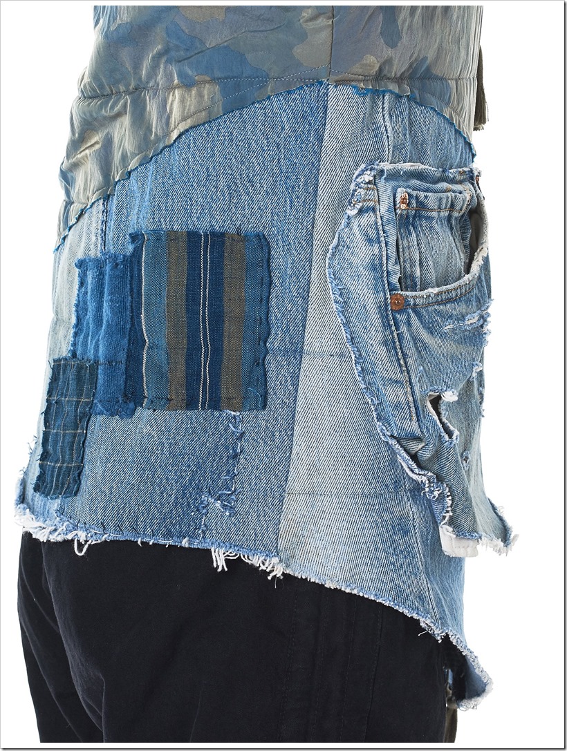 Greg Lauren Uses Distressed Indigo Denim Patchwork In Spring Summer ...