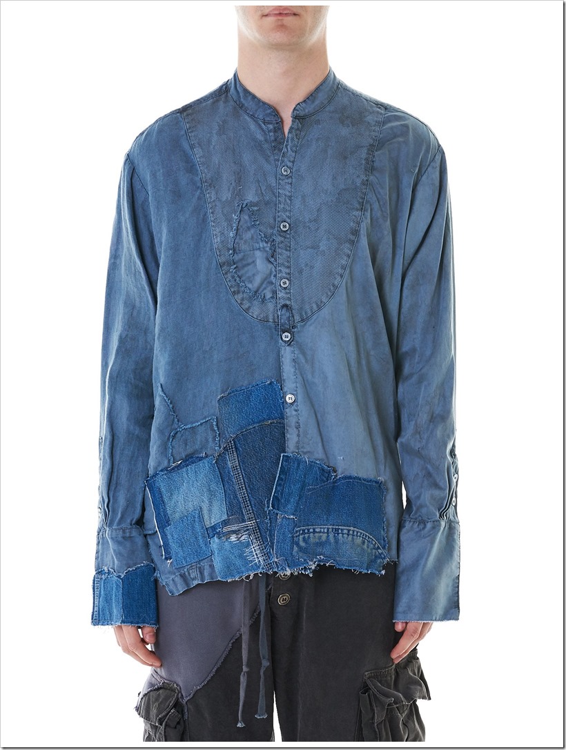 Greg Lauren Focuses On Distressed Indigo Denim Patchwork In His SS18 Collection | Denimsandjeans.com