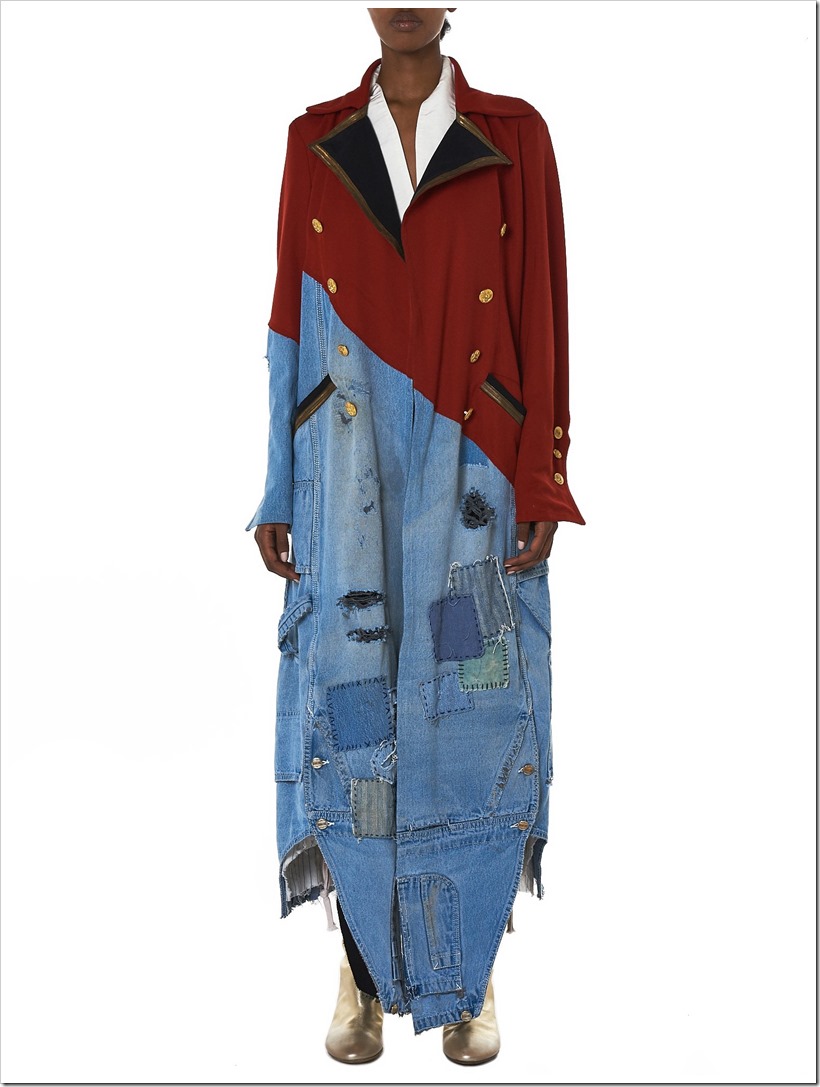 Greg Lauren Focuses On Distressed Indigo Denim Patchwork In His SS18 Collection | Denimsandjeans.com