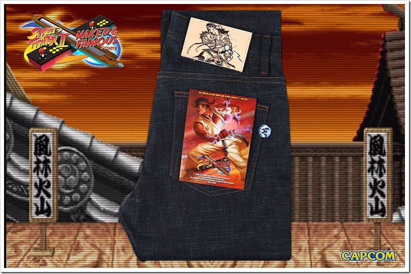 Naked & Famous Denim and Capcom Collaborate To Create A Capsule Collection Featuring The Arcade Classic Street Fighter 2 | Denimsandjeans