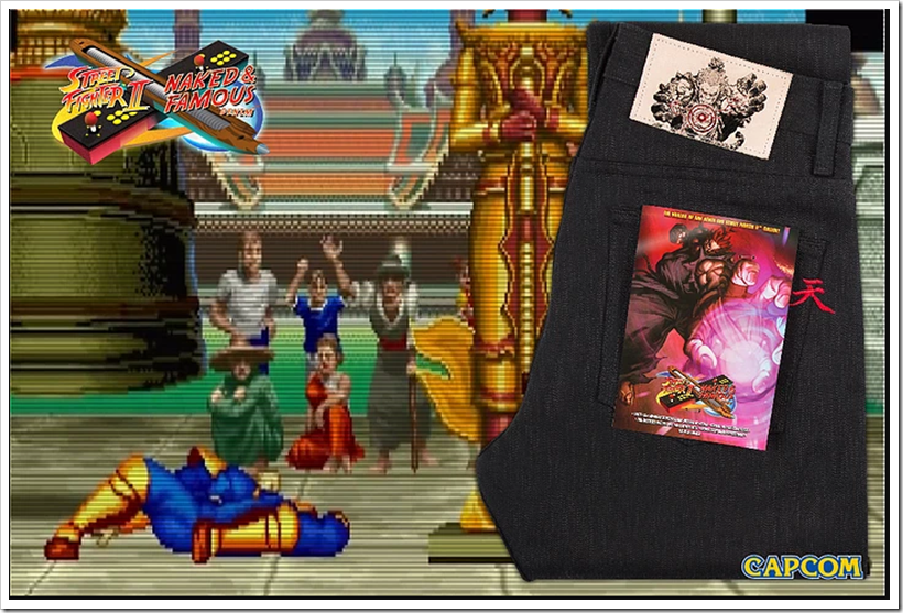 Naked & Famous Denim and Capcom Collaborate To Create A Capsule Collection Featuring The Arcade Classic Street Fighter 2 | Denimsandjeans