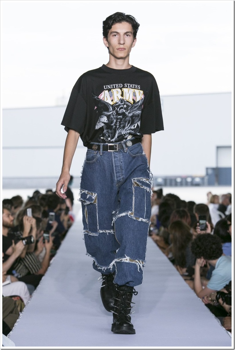 Crazy And Classic Denim Pieces From The SS’19 Collection Of VETEMENTS | Denimsandjeans