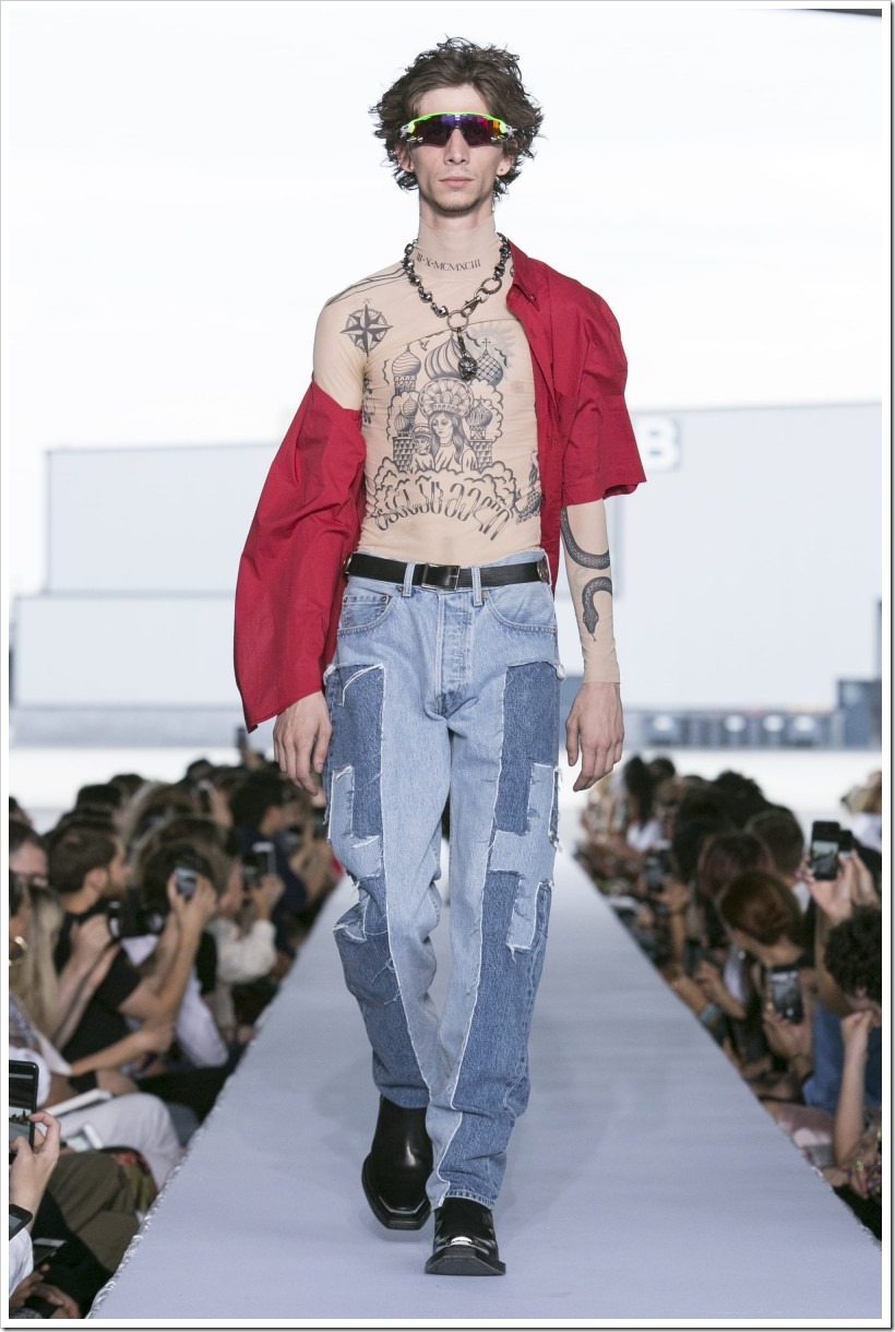 Crazy And Classic Denim Pieces From The SS’19 Collection Of VETEMENTS | Denimsandjeans