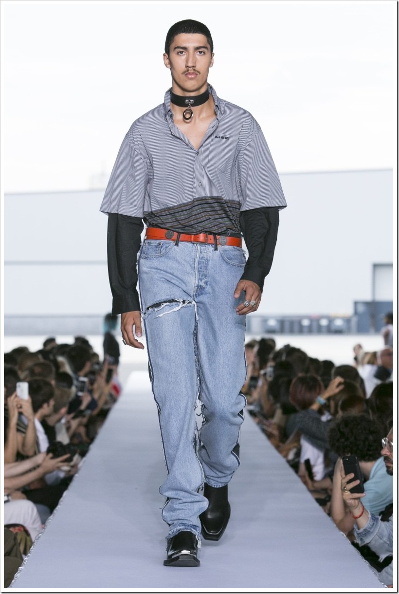 Crazy And Classic Denim Pieces From The SS’19 Collection Of VETEMENTS | Denimsandjeans