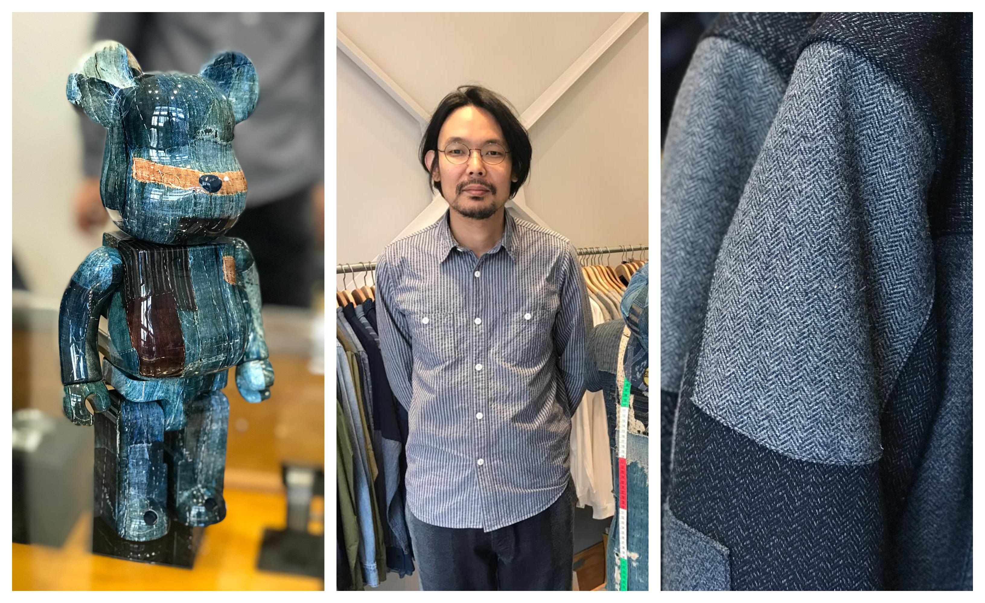 Medicom Toy & FDMTL Team Up on Patchwork Denim Be@rbrick