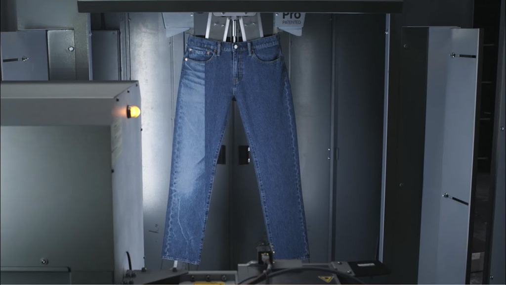 Future Finish : Laser Powered Customized Jeans By Levis 