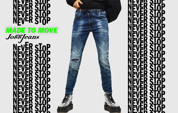 JoggJeans® Men: Jeans in stretch denim fabric