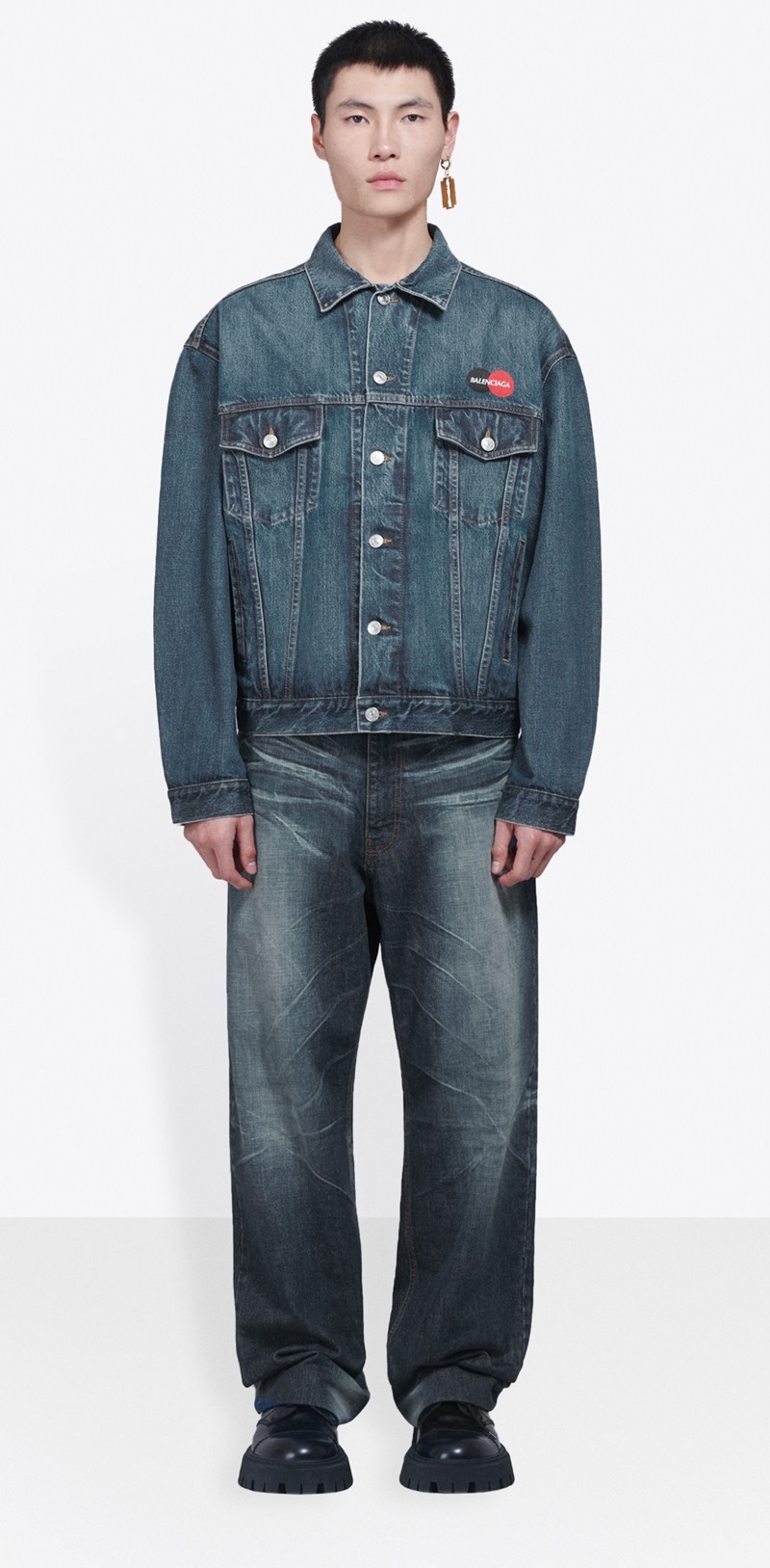 Balenciaga SS20 Denim And Pseudo Denim Looks Denimandjeans