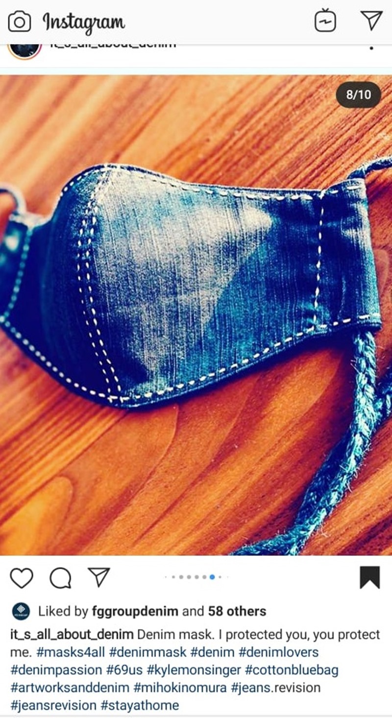 Designer Denim Masks Display Creativity | Denimsandjeans