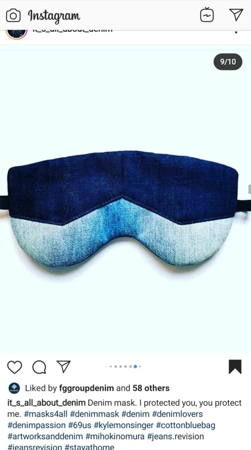 Designer Denim Masks Display Creativity | Denimsandjeans