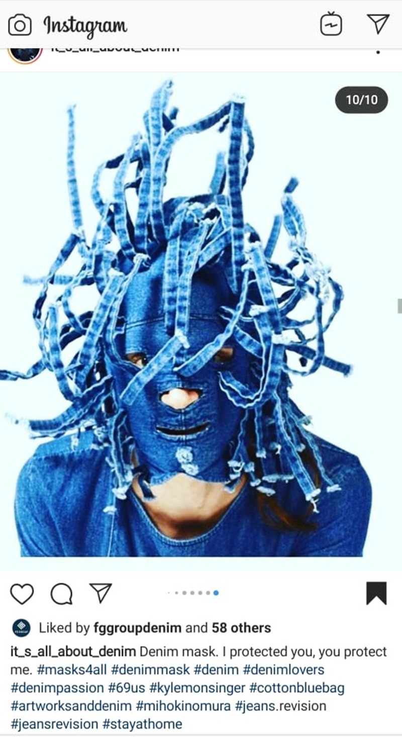 Designer Denim Masks Display Creativity | Denimsandjeans