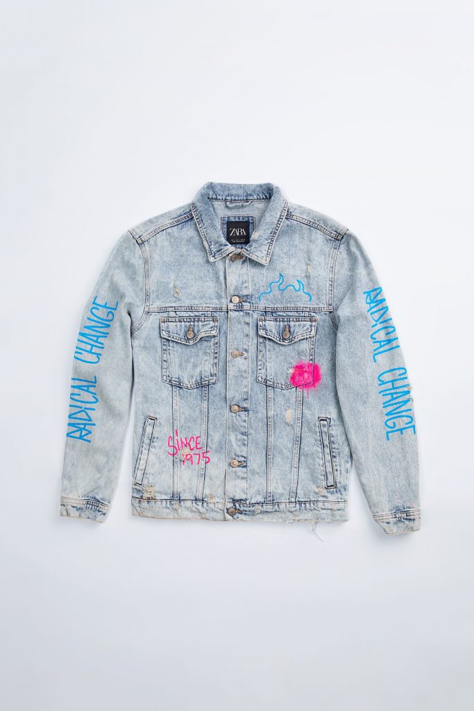 Zara men jeans jacket shop