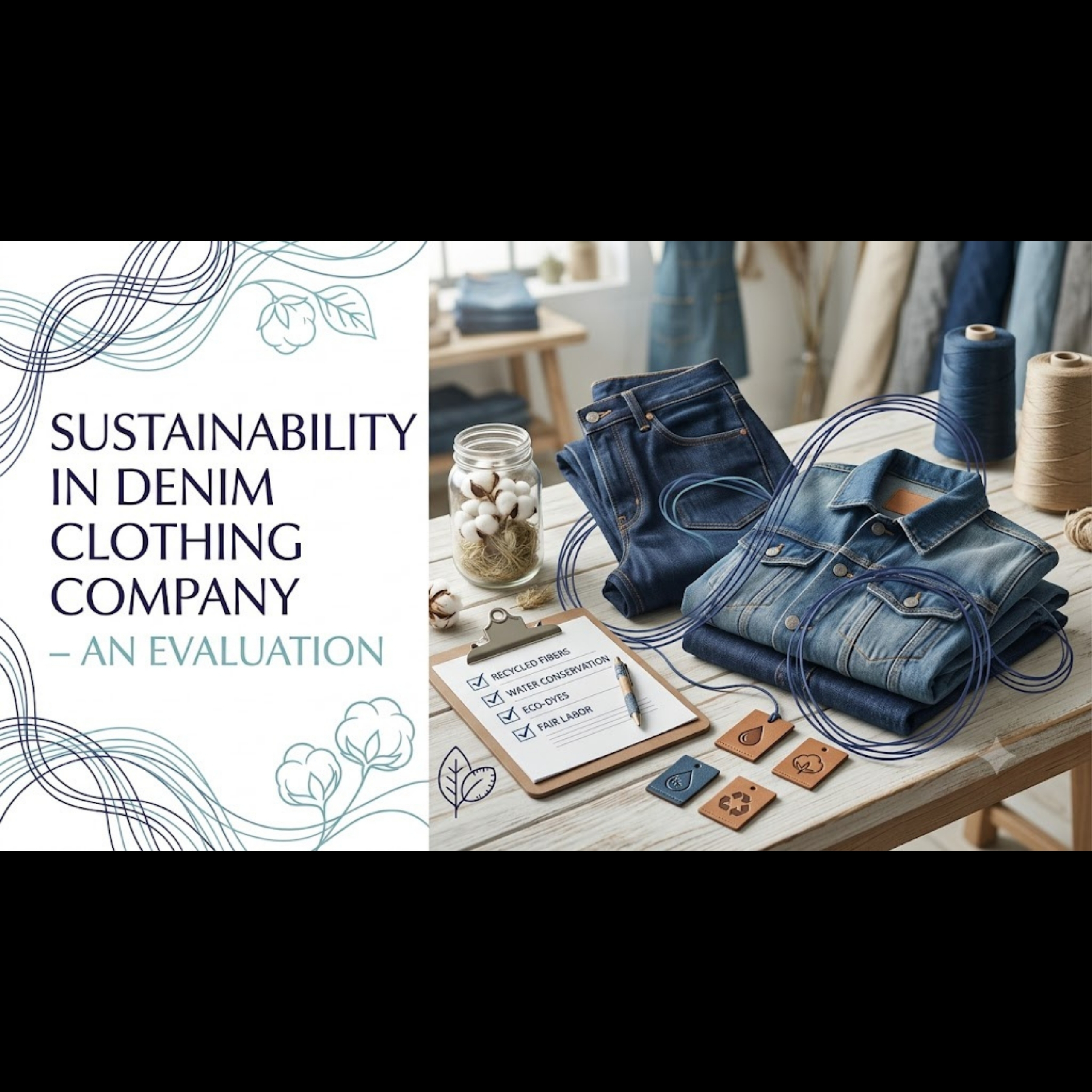 Sustainability In Denim Clothing Company – An Evaluation
