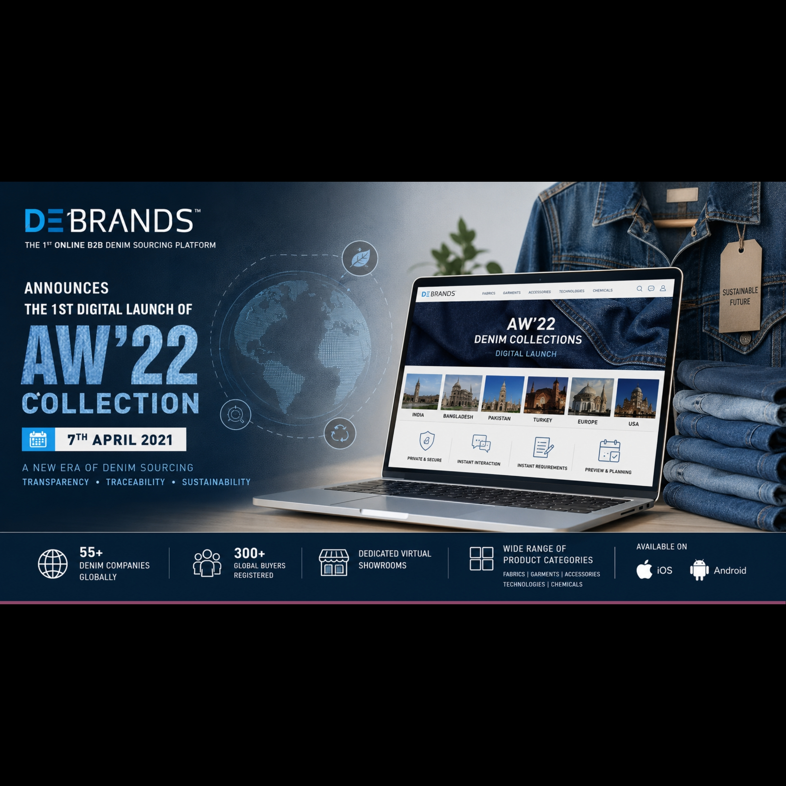 DE Brands Announces The 1st Digital Launch Of AW’22 Collection on 7th April
